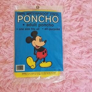 Mickey Mouse Rain Poncho - VINTAGE